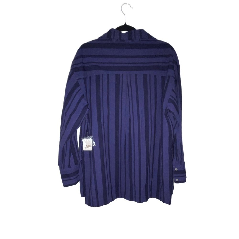 Free People Free-est Fallon pant set Top Blue NWT Oversized | Top Only - Picture 6 of 7